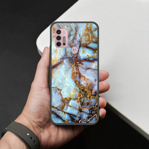 Motorola Moto G30 Cover - Colorful Marble Series - HQ Premium Shine Durable Shatterproof Case