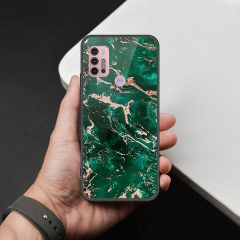 Motorola Moto G30 Cover - Colorful Marble Series - HQ Premium Shine Durable Shatterproof Case
