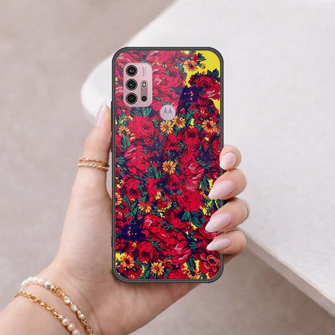 Motorola Moto G30 Cover - Floral Series - HQ Premium Shine Durable Shatterproof Case