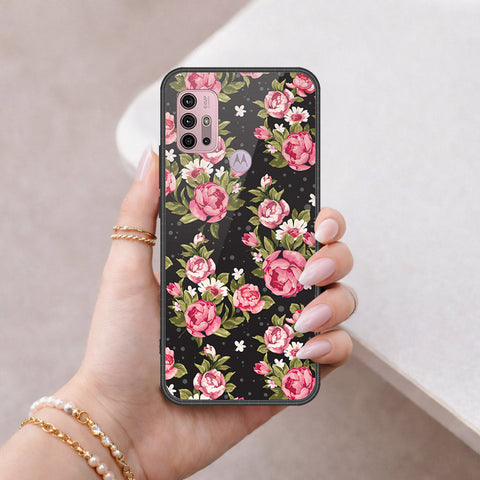 Motorola Moto G30 Cover - Floral Series - HQ Premium Shine Durable Shatterproof Case