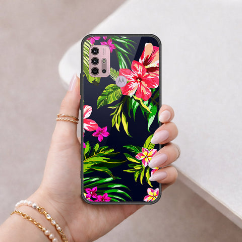 Motorola Moto G30 Cover - Floral Series - HQ Premium Shine Durable Shatterproof Case