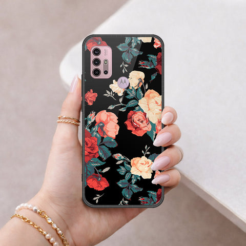 Motorola Moto G30 Cover - Floral Series 2 - HQ Premium Shine Durable Shatterproof Case