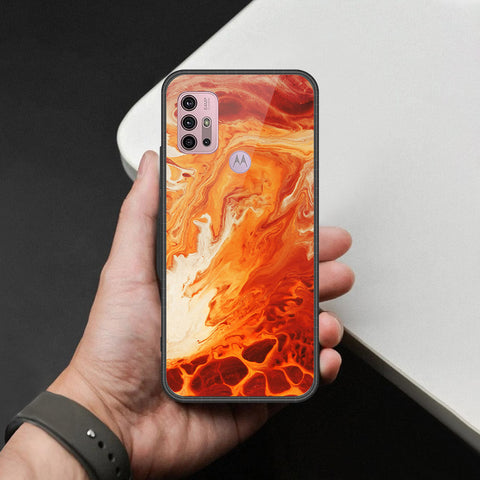Motorola Moto G30 Cover - Mystic Marble Series - HQ Premium Shine Durable Shatterproof Case