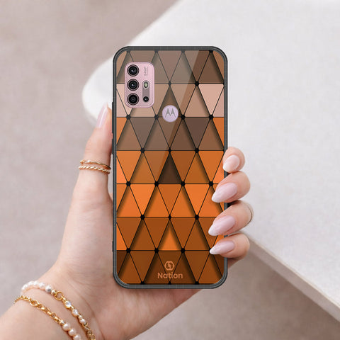 Motorola Moto G30 Cover - Onation Pyramid Series - HQ Premium Shine Durable Shatterproof Case