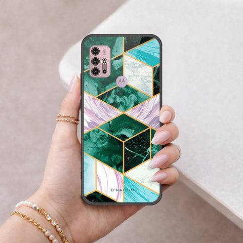 Motorola Moto G30 Cover - O'Nation Shades of Marble Series - HQ Premium Shine Durable Shatterproof Case
