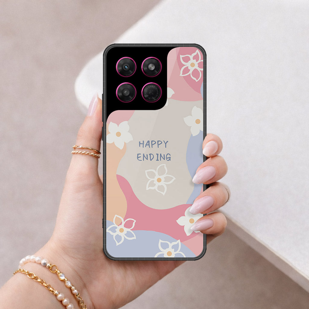 Motorola Moto G37 Cover - Happy Series - HQ Premium Shine Durable Shatterproof Case