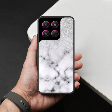 Motorola Moto G37 Cover - White Marble Series - HQ Premium Shine Durable Shatterproof Case