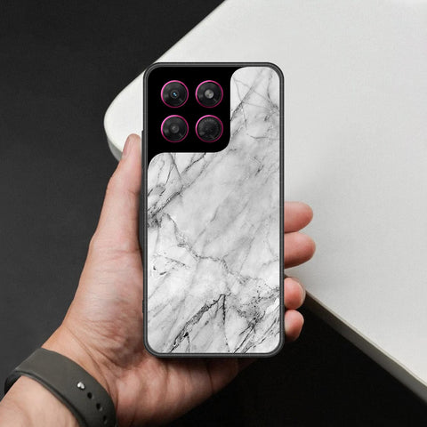 Motorola Moto G37 Cover - White Marble Series - HQ Premium Shine Durable Shatterproof Case