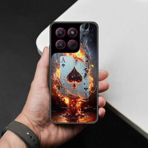 Motorola Moto G37 Cover - Ace of Fire Rising Star Design - HQ Premium Shine Durable Shatterproof Case