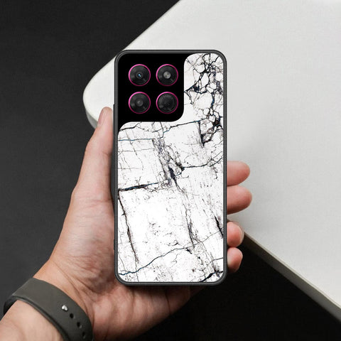 Motorola Moto G37 Cover - White Marble Series 2 - HQ Premium Shine Durable Shatterproof Case