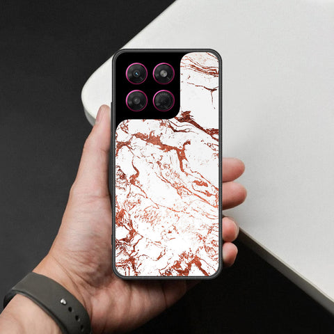 Motorola Moto G37 Cover - White Marble Series 2 - HQ Premium Shine Durable Shatterproof Case