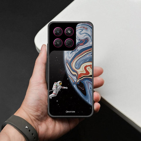 Motorola Moto G37 Power Cover - Cosmic Marble Astronaut Design - HQ Premium Shine Durable Shatterproof Case