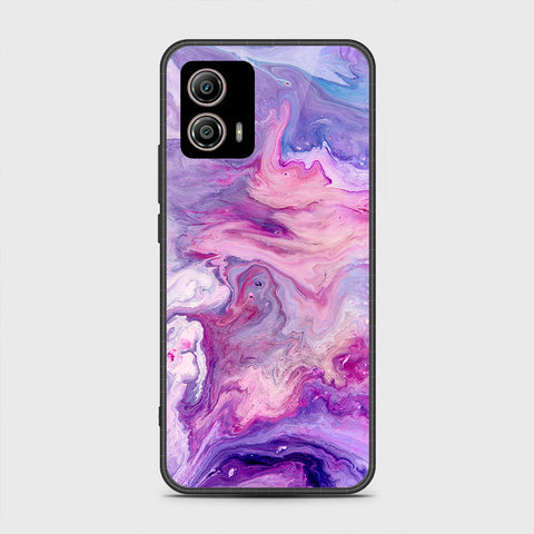Motorola Moto G53 Cover - Colorful Marble Series - HQ Premium Shine Durable Shatterproof Case