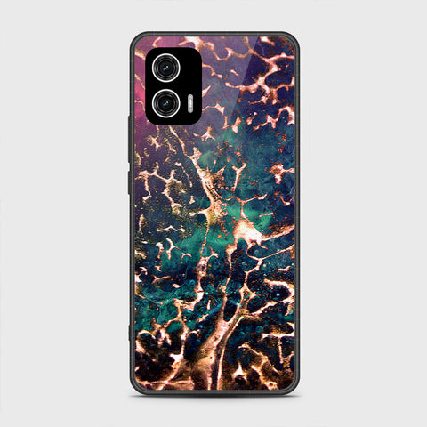 Motorola Moto G73 Cover - Colorful Marble Series - HQ Premium Shine Durable Shatterproof Case