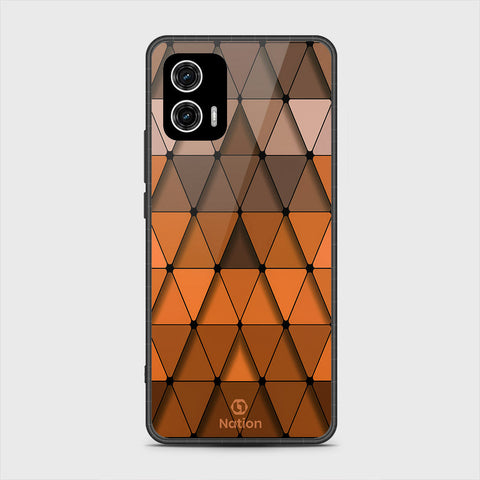 Motorola Moto G73 Cover - Onation Pyramid Series - HQ Premium Shine Durable Shatterproof Case