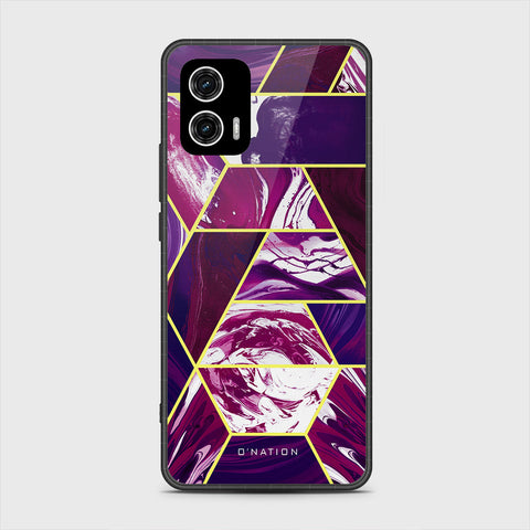 Motorola Moto G73 Cover - O'Nation Shades of Marble Series - HQ Premium Shine Durable Shatterproof Case