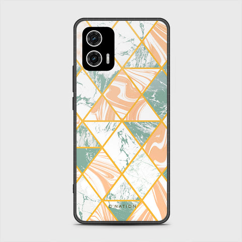 Motorola Moto G73 Cover - O'Nation Shades of Marble Series - HQ Premium Shine Durable Shatterproof Case
