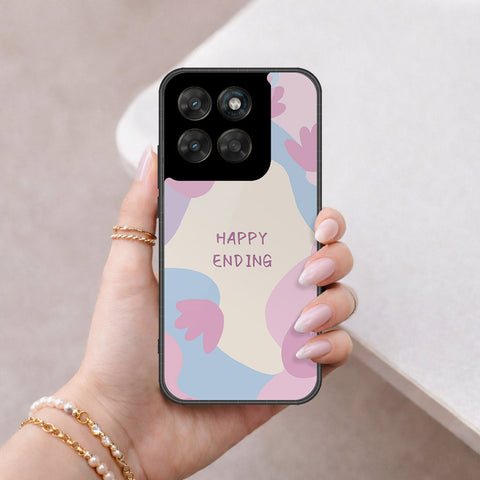 Motorola Moto G77 Cover - Happy Series - HQ Ultra Shine Premium Infinity Glass Soft Silicon Borders Case
