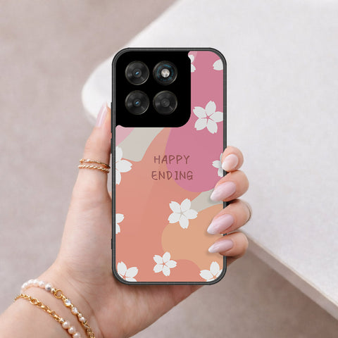 Motorola Moto G77 Cover - Happy Series - HQ Ultra Shine Premium Infinity Glass Soft Silicon Borders Case