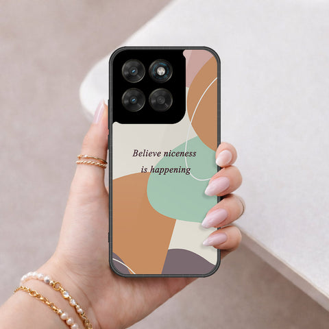 Motorola Moto G77 Cover - Happy Series - HQ Ultra Shine Premium Infinity Glass Soft Silicon Borders Case