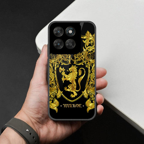 Motorola Moto G67 Cover - Gold Series - HQ Ultra Shine Premium Infinity Glass Soft Silicon Borders Case