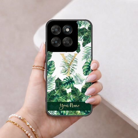 Motorola Moto G67 Cover - Personalized Alphabet Series - HQ Ultra Shine Premium Infinity Glass Soft Silicon Borders Case