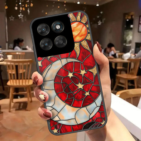 Motorola Moto G67 Cover - Celestial Starry Universe Series - HQ Ultra Shine Premium Infinity Glass Soft Silicon Borders Case