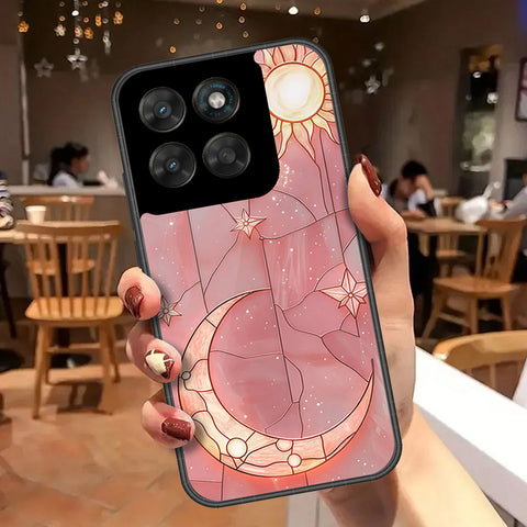 Motorola Moto G67 Cover - Celestial Starry Universe Series - HQ Ultra Shine Premium Infinity Glass Soft Silicon Borders Case