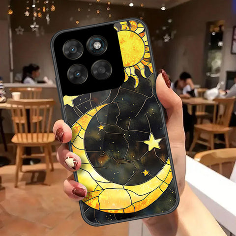 Motorola Moto G67 Cover - Celestial Starry Universe Series - HQ Ultra Shine Premium Infinity Glass Soft Silicon Borders Case