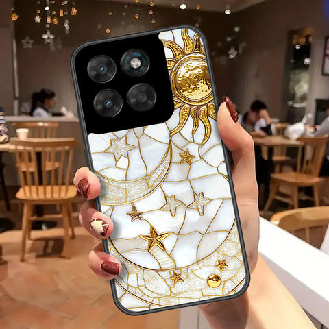 Motorola Moto G67 Cover - Celestial Starry Universe Series - HQ Ultra Shine Premium Infinity Glass Soft Silicon Borders Case