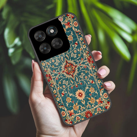 Motorola Moto G67 Cover - ONation Persian Rugs Series 2 - HQ Ultra Shine Premium Infinity Glass Soft Silicon Borders Case