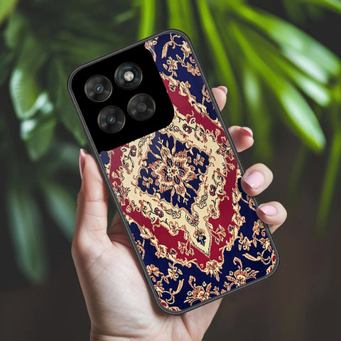 Motorola Moto G67 Cover - ONation Persian Rugs Series 2 - HQ Ultra Shine Premium Infinity Glass Soft Silicon Borders Case