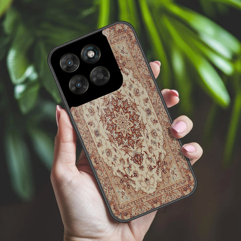 Motorola Moto G67 Cover - ONation Persian Rugs Series 2 - HQ Ultra Shine Premium Infinity Glass Soft Silicon Borders Case