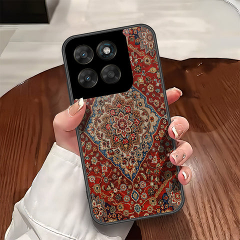 Motorola Moto G77 Cover - ONation Persian Rugs Series - HQ Ultra Shine Premium Infinity Glass Soft Silicon Borders Case