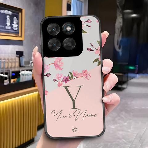 Motorola Moto G77 Cover - ONation Your Name Series - HQ Ultra Shine Premium Infinity Glass Soft Silicon Borders Case