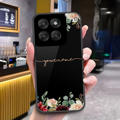 Motorola Moto G77 Cover - ONation Your Name Series - HQ Ultra Shine Premium Infinity Glass Soft Silicon Borders Case
