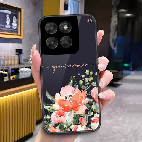 Motorola Moto G77 Cover - ONation Your Name Series - HQ Ultra Shine Premium Infinity Glass Soft Silicon Borders Case