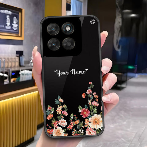 Motorola Moto G77 Cover - ONation Your Name Series - HQ Ultra Shine Premium Infinity Glass Soft Silicon Borders Case