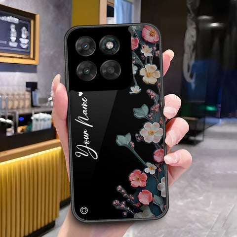 Motorola Moto G77 Cover - ONation Your Name Series - HQ Ultra Shine Premium Infinity Glass Soft Silicon Borders Case