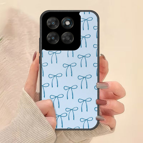 Motorola Moto G77 Cover - Onation Bow Series - HQ Ultra Shine Premium Infinity Glass Soft Silicon Borders Case