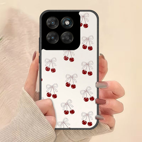 Motorola Moto G77 Cover - Onation Bow Series - HQ Ultra Shine Premium Infinity Glass Soft Silicon Borders Case