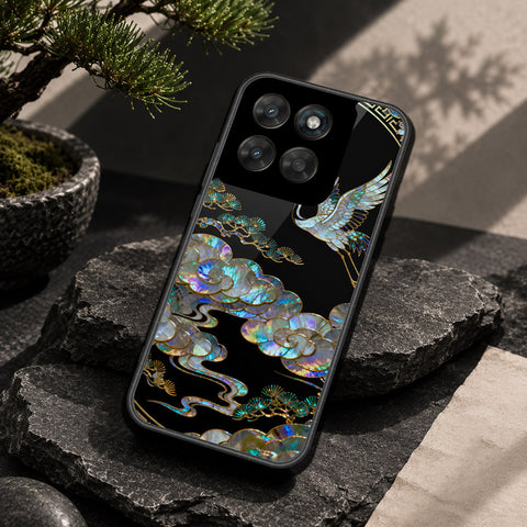 Motorola Moto G77 Cover - Pearl Dynasty Series - HQ Ultra Shine Premium Infinity Glass Soft Silicon Borders Case