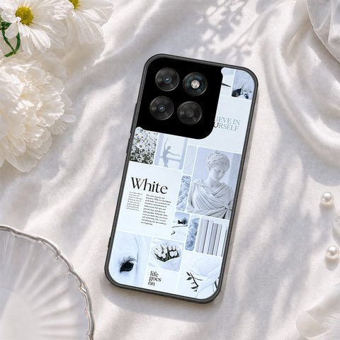Motorola Moto G67 Cover - ONation Aesthetic Collage Series - HQ Ultra Shine Premium Infinity Glass Soft Silicon Borders Case