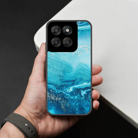 Motorola Moto G77 Cover - Mystic Marble Series - HQ Ultra Shine Premium Infinity Glass Soft Silicon Borders Case