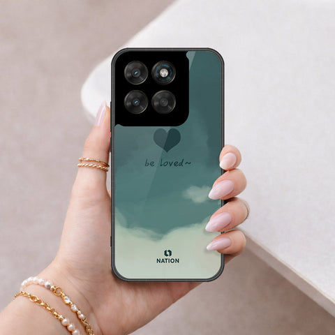 Motorola Moto G77 Cover - Onation Heart Series - HQ Ultra Shine Premium Infinity Glass Soft Silicon Borders Case