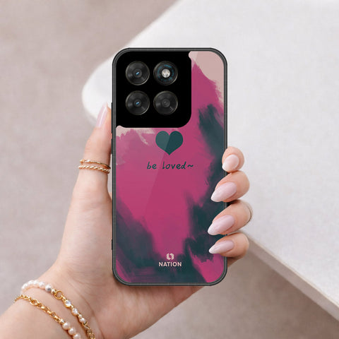 Motorola Moto G77 Cover - Onation Heart Series - HQ Ultra Shine Premium Infinity Glass Soft Silicon Borders Case