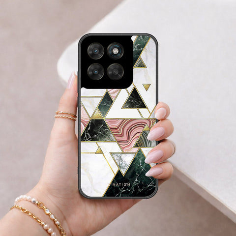 Motorola Moto G77 Cover - O'Nation Shades of Marble Series - HQ Ultra Shine Premium Infinity Glass Soft Silicon Borders Case