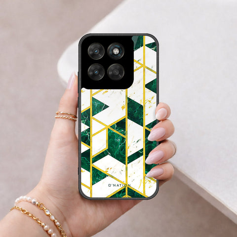 Motorola Moto G77 Cover - O'Nation Shades of Marble Series - HQ Ultra Shine Premium Infinity Glass Soft Silicon Borders Case