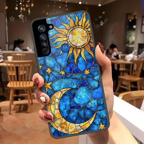 Motorola Moto G8 Cover - Celestial Starry Universe Series - HQ Premium Shine Durable Shatterproof Case