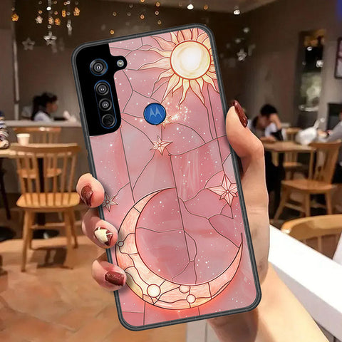 Motorola Moto G8 Cover - Celestial Starry Universe Series - HQ Premium Shine Durable Shatterproof Case